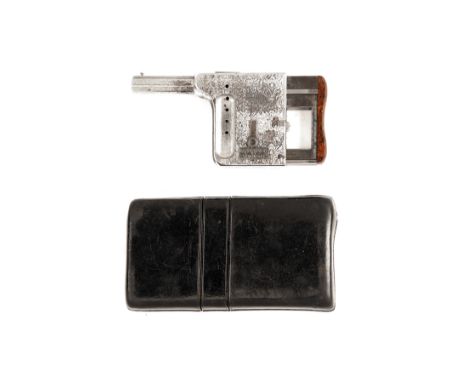MANUFRANCE, ST. ETIENNE A CASED 8mm (PALM) SQUEEZE-FIRED POCKET-PISTOL, MODEL 'MITRAILLEUSE', serial no. 1373, circa 1880, wi