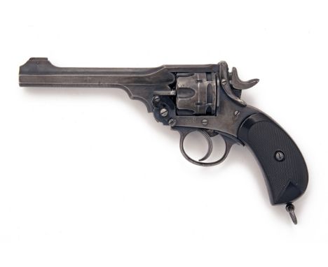 WEBLEY, BIRMINGHAM  A SCARCE .455 SIX-SHOT SERVICE-REVOLVER, MODEL 'MKII 6-INCH', serial no. 59861, commercial model with ord