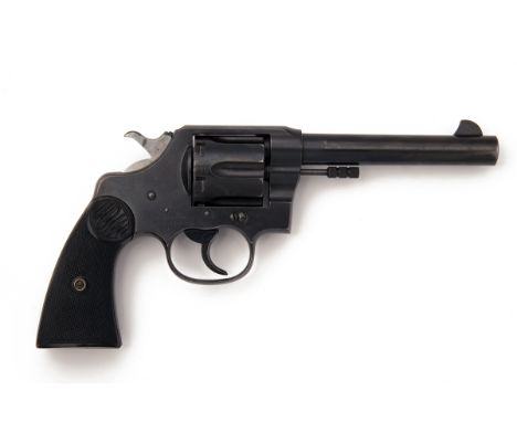 COLT, USA A .455 SIX-SHOT SERVICE-REVOLVER, MODEL 'COLT'S NEW SERVICE', serial no. 77240, for 1915, with blued 5 1/2in. barre