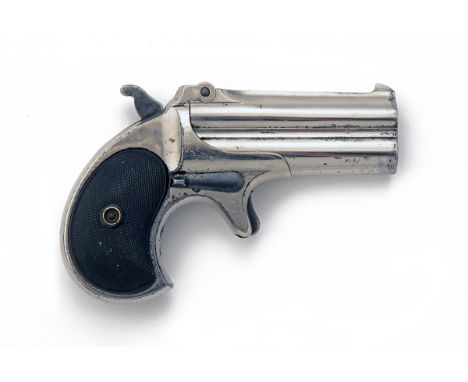 REMINGTON ARMS CO., USA A .41 RIMFIRE OVER-UNDER DERRINGER PISTOL, serial no. 594, type II (or model 3) variation for between