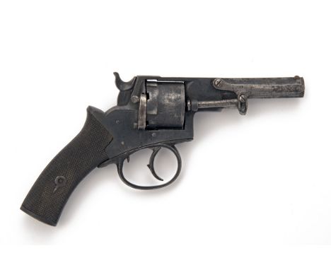 A .320 RIMFIRE DOUBLE-ACTION OVER-COAT REVOLVER, UNSIGNED, serial no. 1627, circa 1865, with similarities to both Webley and 