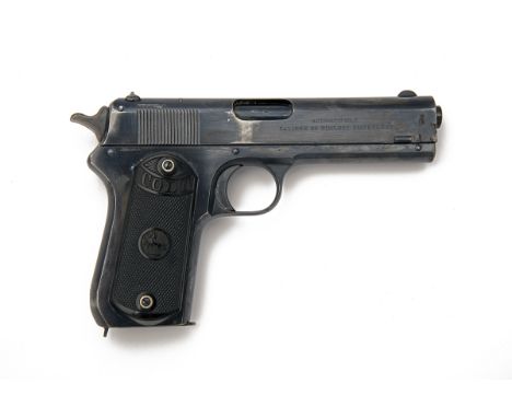 COLT, USA  A .38 (RIMLESS-SMOKELESS) SEMI-AUTOMATIC PISTOL, MODEL 'COLT'S 1903 HAMMER POCKET', serial no. 35912, for 1916, wi