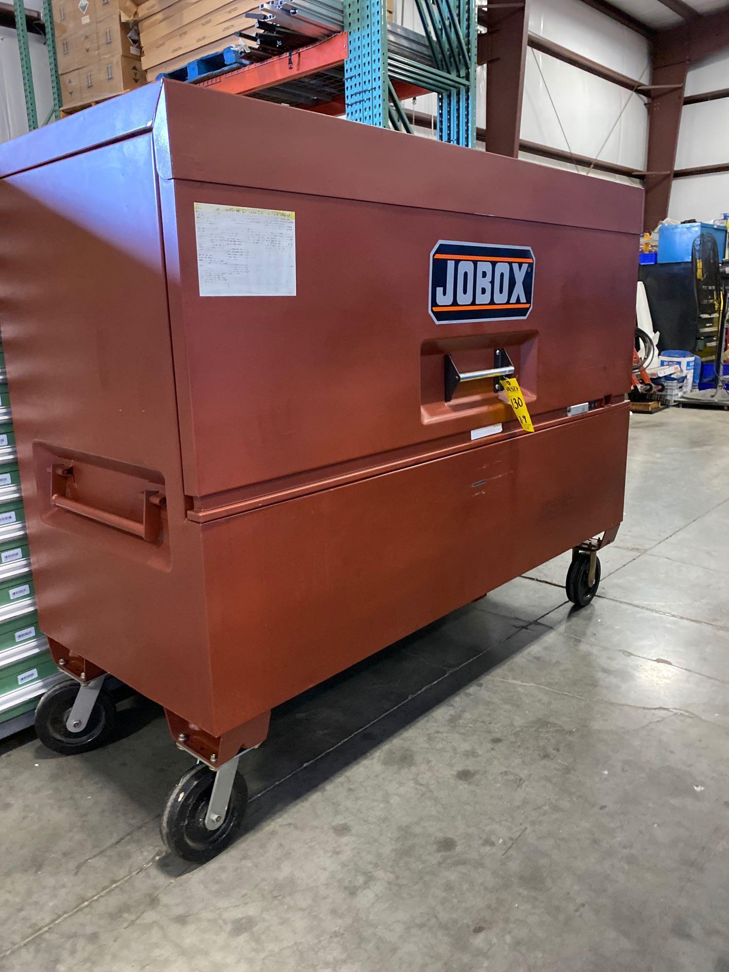 LARGE INDUSTRIAL JOB BOX ON WHEELS