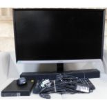 Media Suite Comprising: Samsung S32D85OT 32” Monitor, Stand; Samsung HW-J250 Sound Bar; Dell