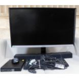 Media Suite Comprising: Samsung S32D85OT 32” Monitor, Stand; Samsung HW-J250 Sound Bar; Dell