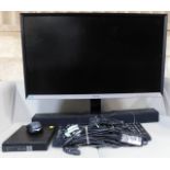 Media Suite Comprising: Samsung S32D85OT 32” Monitor, Stand; Samsung HW-J250 Sound Bar; Dell