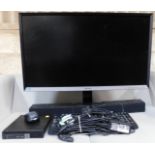 Media Suite Comprising: Samsung S32D85OT 32” Monitor, Stand; Samsung HW-J250 Sound Bar; Dell