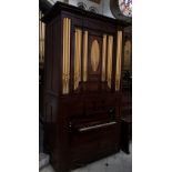 Chamber Organ (c1814)  by Thomas Elliot Compass-low FF, Compass High F5, Keys 61 enclosed. Open