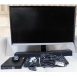 Media Suite Comprising: Samsung S32D85OT 32” Monitor, Stand; Samsung HW-J250 Sound Bar; Dell