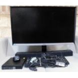 Media Suite Comprising: Samsung S32D85OT 32” Monitor, Stand; Samsung HW-J250 Sound Bar; Dell