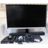 Media Suite Comprising: Samsung S32D85OT 32” Monitor, Stand; Samsung HW-J250 Sound Bar; Dell