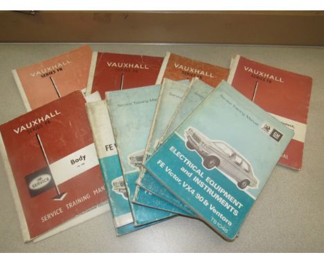 13 Vauxhall Service Training manuals including manuals covering Series FB 