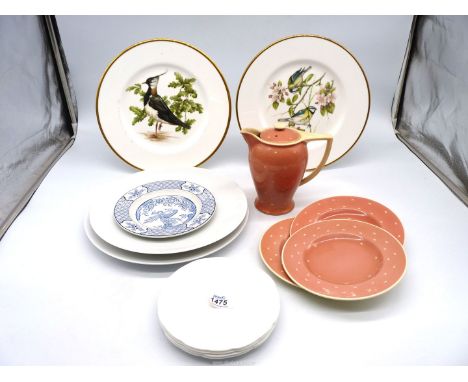 A quantity of china to include Susie Cooper coffee jug and three side plates, four Wedgwood Countryware side plates and two C