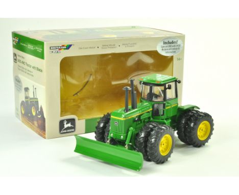 Britains Ertl 1/32 Farm Toy / Model comprising John Deere 8430 4WD Tractor with Blade. Collector Edition. Excellent, has been