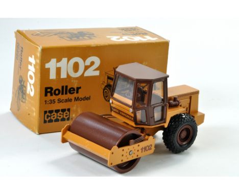 Conrad Construction issue comprising No. 2703 1/35 Case 1102 Roller. Generally excellent, in very good to excellent original 
