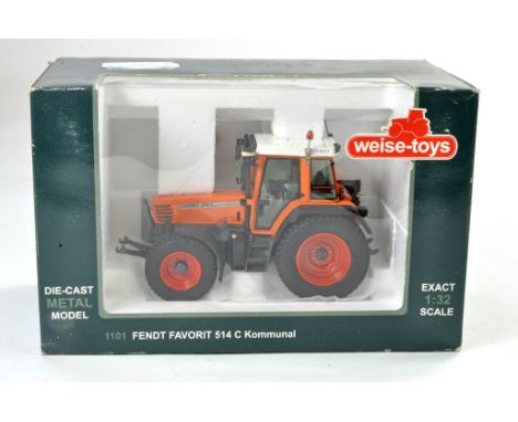 Weise Toys 1/32 Farm / Toy Model comprising Fendt Favorit 514C Kommunal Tractor. Excellent, secure in box, box has some stora