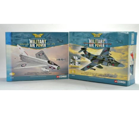 Corgi Diecast Model Aircraft comprising 2 boxed issues including 1/72 No. AA34102 Hawker Siddeley plus No. AA32306 EE Lightni