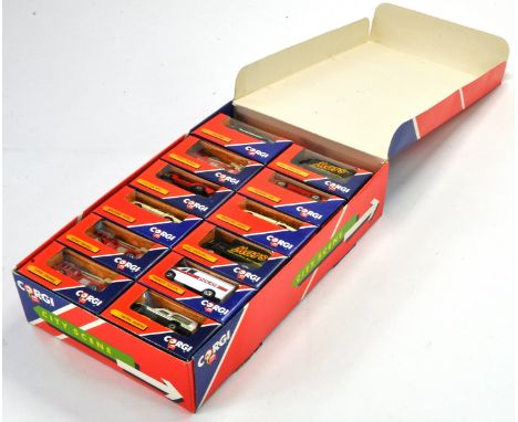 Corgi Diecast Counter Shop Tradebox containing 24 vehicles from the City Scene Range. All Excellent, ex Shop. 