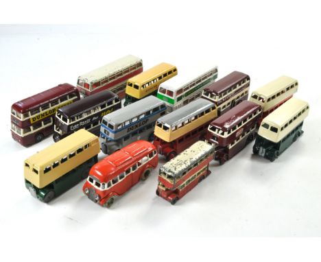 Dinky Bus issues, mostly repainted plus a couple of harder to find examples including Charbens and one other. 