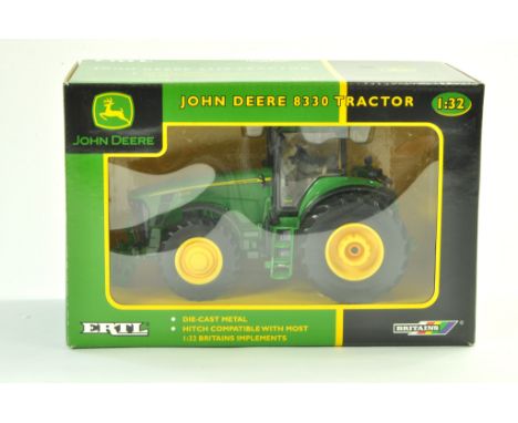 Britains 1/32 Farm Toy / Model comprising John Deere 8330 Tractor. Excellent, looks to have not previously been displayed wit