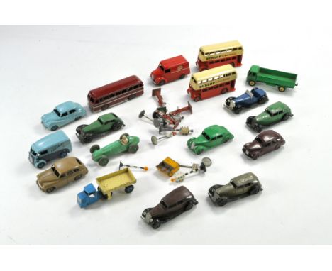 A group of vintage Dinky including some harder to find issues, including Austin Somerset, Riley Saloon, commercials and other