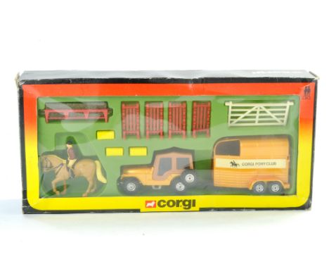 Corgi Gift Set 29 Pony Club. Appears complete, contents very good to excellent in good box. 