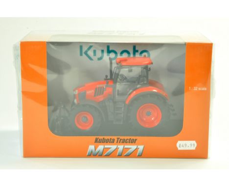 Universal Hobbies 1/32 Farm Toy / Model comprising Kubota M7171 Tractor. Excellent, not previously displayed with original bo