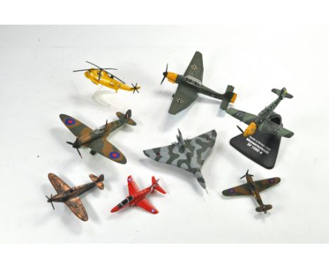Dinky Duo of Vintage Model Aircraft plus others including Corgi. 8 examples, generally very good to excellent. 