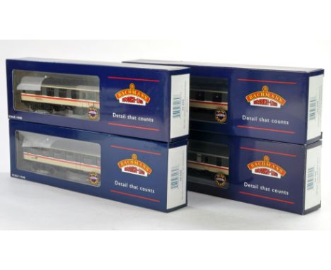 Model Railway comprising Bachmann 00 Gauge Intercity Coaches x 4. Appears excellent and unused. 