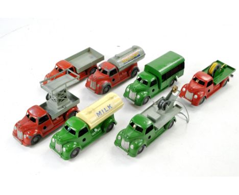 An interesting group of seven Chad Valley Wee-Kin Mechanical issues, mostly appearing very good, some with wear as shown. 