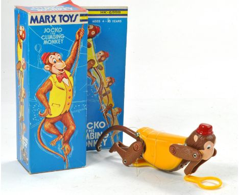 Marx Jocko the Climbing Monkey with original box. Looks to be very good. 