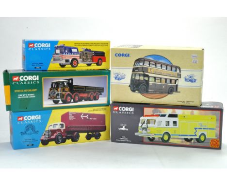 Corgi Commercial Diecast comprising various 'Classics' series issues. 5 boxed examples, including Fire Appliances, look to ha