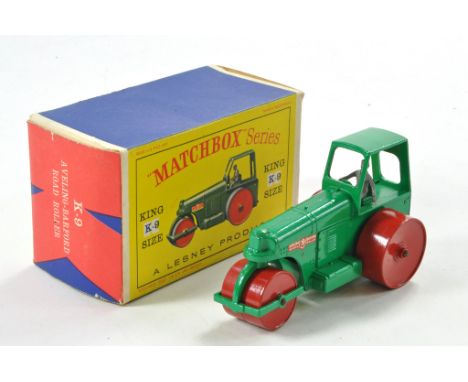 Matchbox Kingsize No. K9 Aveling Barford Road Roller. Excellent, no obvious sign of any wear in excellent box. 