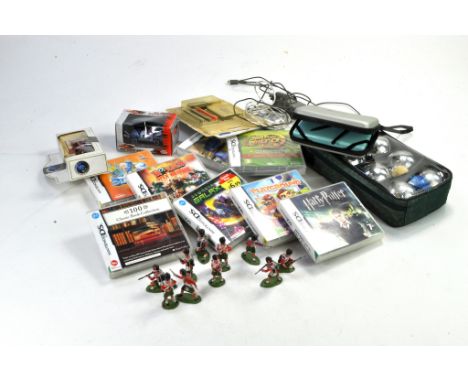 An assortment of Nintento DS items including games console / system plus games and accessories, some games including Fifa Str