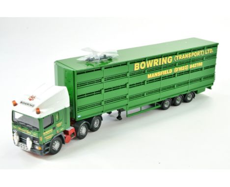 Corgi Diecast Model Truck issue comprising ERF Livestock Transporter in the livery of Bowring. Appears very good with mirrors