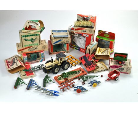 Britains, a large and interesting group of Farm (vintage) items comprising County 1884 Tractor plus implements and a selectio