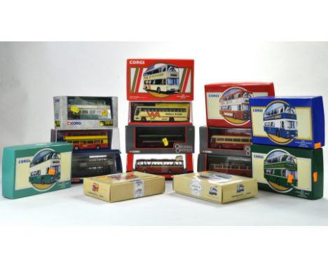 Corgi Omnibus / Classics Diecast Bus / Coaches comprising Fifteen boxed examples, inclusive of Various liveries, appear gener