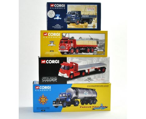 Corgi, four boxed commercial diecast issues, various liveries as shown. Excellent in boxes. 