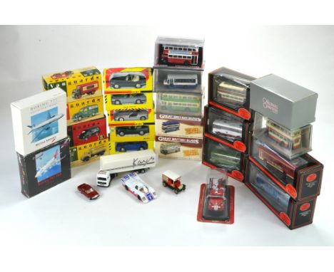 A large quantity of diecast commercial issues comprising Bus, Truck, Aircraft vehicles from EFE, Corgi, Vanguards and others.