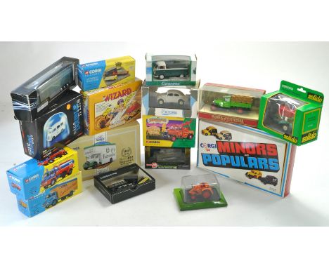 An interesting assortment of boxed diecast comprising Corgi Classics and others, mainly of commercial themes. Generally very 