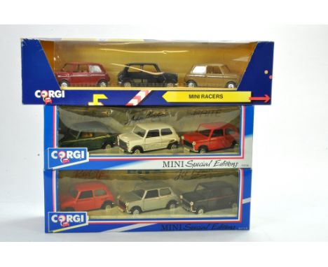 Mini Collection comprising 3 x Corgi Trio Packs as shown, appear excellent in boxes, cellophane loose on top box. 