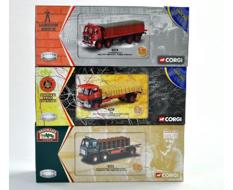 Corgi Trio of Commercial Diecast comprising London Brick, BRS and Drayman's. All excellent in boxes. 