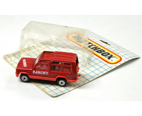 Matchbox Superfast No. 37E Matra Rancho. Made in Bulgaria Issue. Crimson with Light Red / Pink Interior. Black Base. Excellen