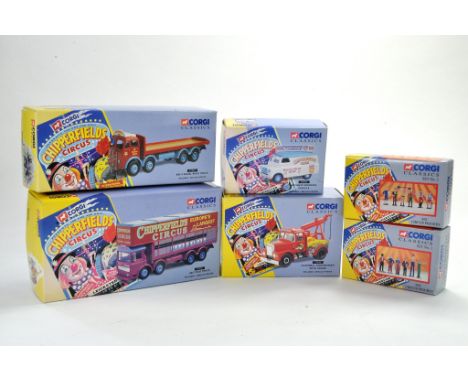 Corgi Diecast issues comprising Chipperfields Circus, six various issues. All excellent in boxes and not previously been remo