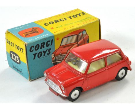 Mini Collection comprising Corgi Toys No. 225 Austin Seven. Red with lemon interior. Only a few minor marks hence very good t