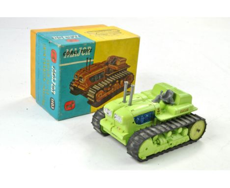 Corgi No. 1103 Euclid TC12 Twin Crawler Tractor in green. Very good to excellent, the odd minor mark and would benefit from a