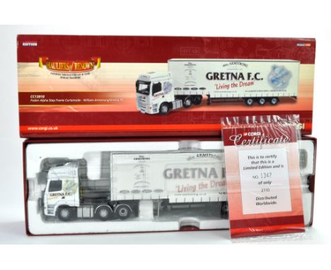 Corgi Diecast Model Truck Issue comprising No. CC13910 Foden Alpha Step Frame Trailer in the livery of William Armstrong. App