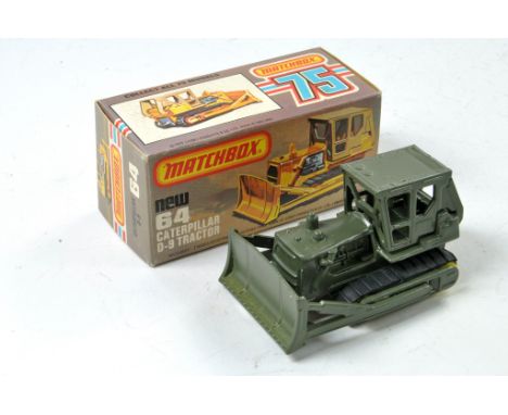 Matchbox Superfast No. 64D Caterpillar D9 Tractor. Made in China Preproduction, see Christian Falkensteiner's Matchbox Intern