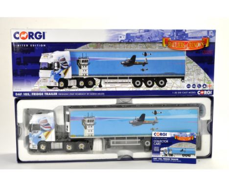 Corgi Diecast Model Truck Issue comprising No. CC14122 DAF 105 Fridge Trailer in the livery of Freshlinc - RAF Holbeach. Appe