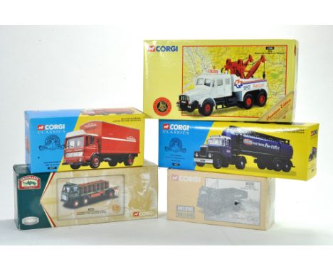 Corgi Commercial Diecast comprising various 'Classics' series issues. 5 boxed examples, including BRS, Tarmac etc liveried it